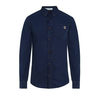 Buy Men Blue Solid Long Sleeve Casual Shirts Online - 662749 | The ...