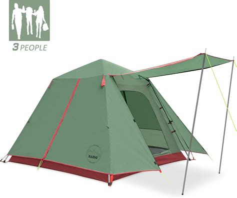 KAZOO Camping Tents 3 Person Waterproof Instant India | Ubuy