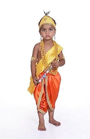 CHRISLEY ENTERPRISES Krishna costume for kids | (Pack of 5 - Kurta ...