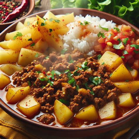 Nationalgericht Honduras: Carne Molida con Papas (Rezept)