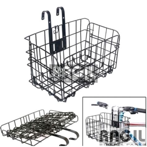 Jual KERANJANG LIPAT HITAM SILVER SEPEDA MTB SELI LIPAT FEDERAL BESI ...