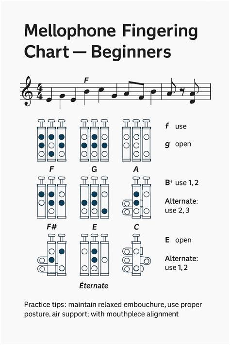 Mellophone Fingering Chart | Interactive Guide & Field Techniques