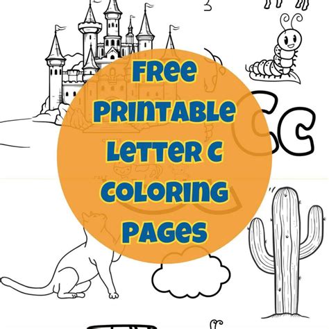 Free Letter C Coloring Pages [2025]