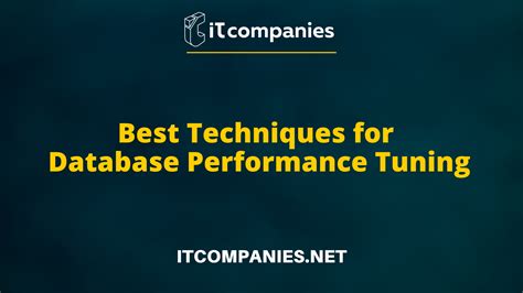 Database Tuning Techniques 的图像结果