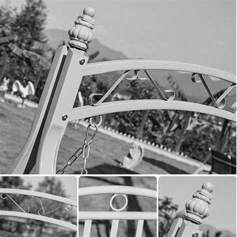 Outdoor Porch Swing with Stand, Patio Lounge Swing India | Ubuy