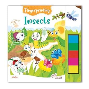 Amazon.in: Buy Fingerprint Coloring Book – Insects | Finger Painting ...