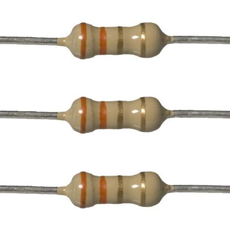 3.3 ohm 1/4 Watt Resistor - Pack of 10 - TEKTOWN