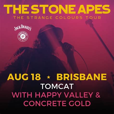 The Stone Apes Strange Colours Tour - Brisbane, Tomcat, Newstead, 18 ...