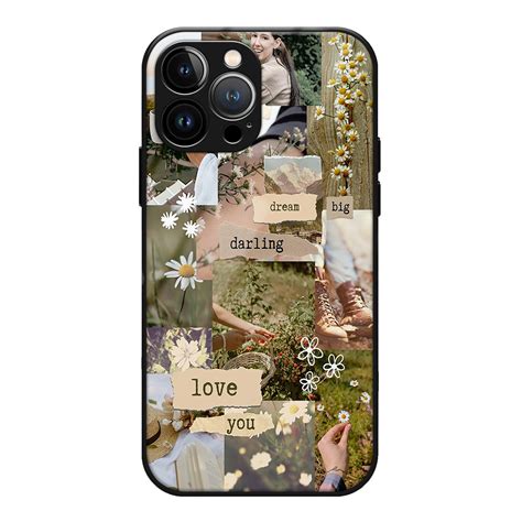 Aesthetic Collage Phone Glass Case – 3Brocases