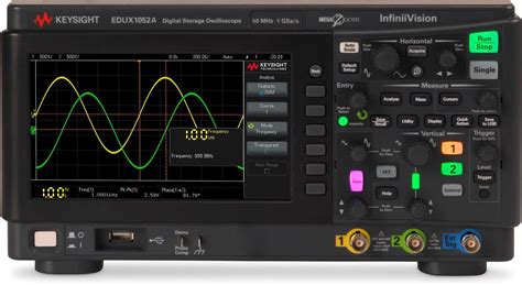 Keysight EDUX1052A 2 channel, 50MHz Oscilloscope with 1Gisa/s sampling ...