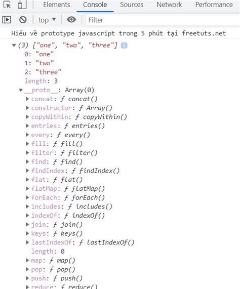 Array Prototype JavaScript 的图像结果
