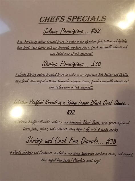 Menu at Jordan Johnson restaurant, Philadelphia, Bustleton Ave