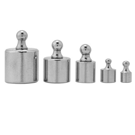 Buy Counterweight, Defect Free (Silver) Weight Test Set Precision 5Pcs ...