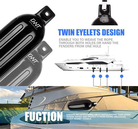 Buy Gowintech Inflatable Marine Vinyl Boat Fender Bumpers Kit with ...