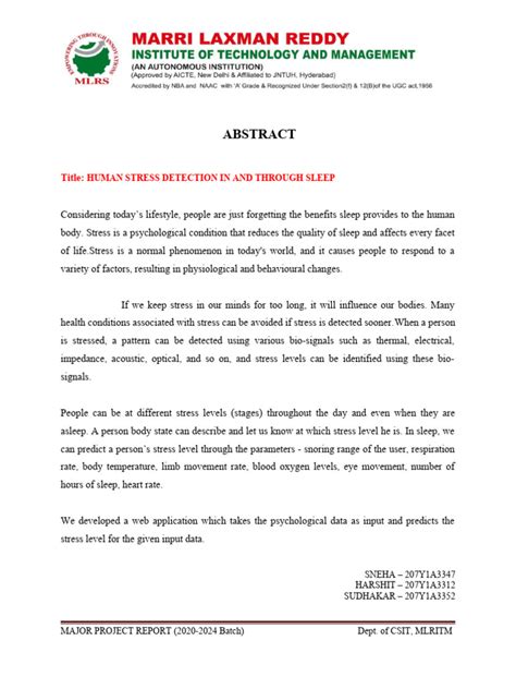 Image result for Project Work Abstract