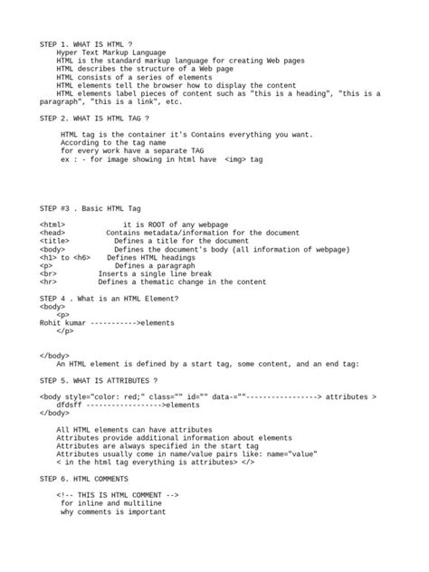 Image result for Web Programming HTML Notes