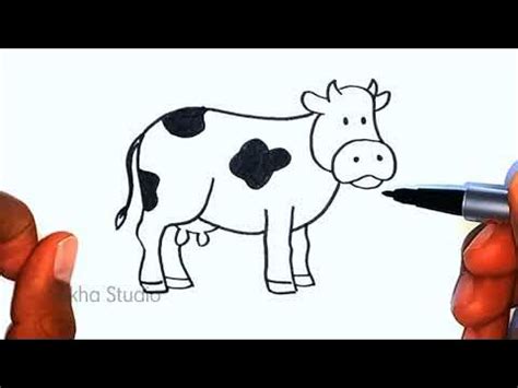 Cow Drawing Tutorial 的图像结果