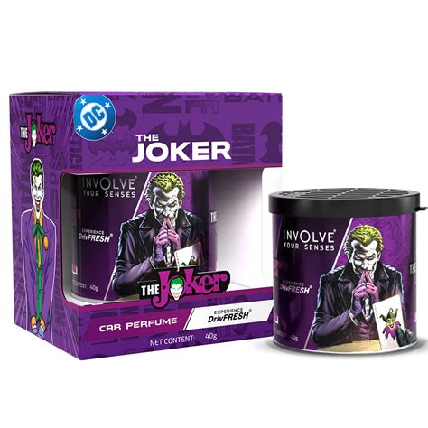 Fresh Car Perfume: The Joker Fiber Tin Can: OFFICIAL DC MERCHANDISE (40 ...