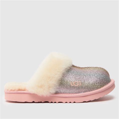 UGG Multi Cozy Ii Glitter Girls Junior Slippers - ShoeFreak