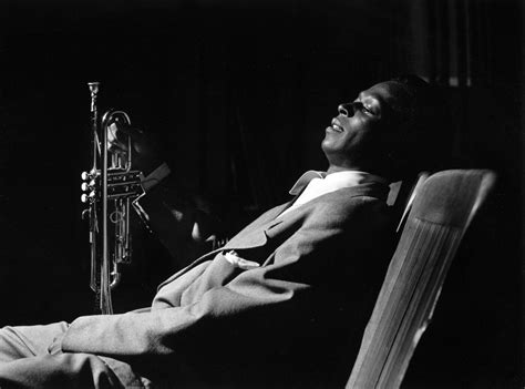 Jazz Legends - Miles Davis Resting Backstage At Shrine Auditorium 1950 ...