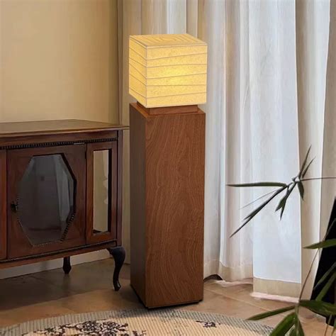 Corrigan Studio® Mid-century style floor lamp with hardware structure ...