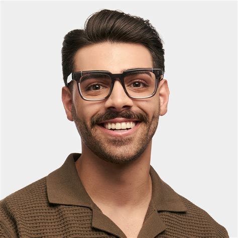 Square Katia Gray Color Frame Glasses | Zeelool