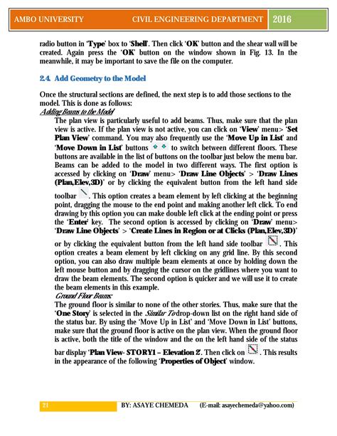 Image result for Etabs 2016 Tutorial