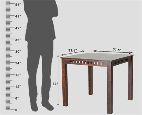 Buy Solid Wood 4 Seater Square Dining Table Set with 4 Chair for Dining ...