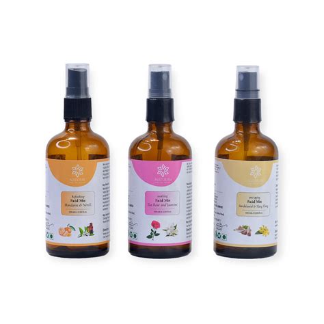 Anti-Aging Facial Mists: Sandalwood, Tea Rose, Mandarin 100ml x3 ...