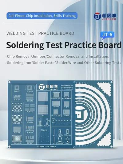 Buy JTX JT-6 BGA Soldering Test Practice Board For Soldering