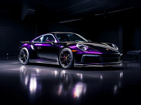 Purple Porsche 911 - Etsy