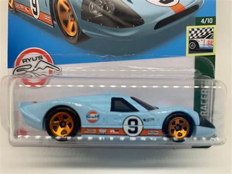 Buy Hot Wheels '67 Ford GT40 Mk IV Gulf Light Blue Retro Racers ...