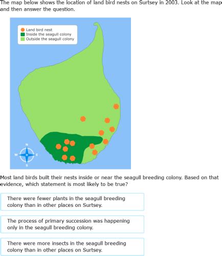 IXL | Investigate primary succession on a volcanic island | Grade 7 science