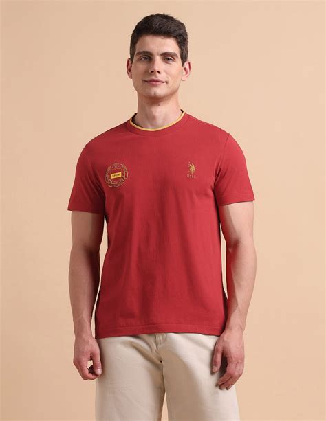 Solid Pure Cotton T-Shirt – U.S. Polo Assn. India