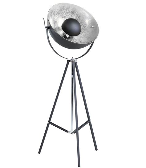 Black Tripod Globe Torchiere Floor Lamp Tall Floor Uplight Lamp Vintage ...