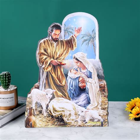 Buy Nativity Holy Family Scene for Outdoor, Christmas Easter Lighted ...