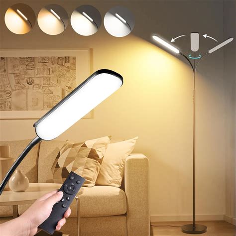 marctronic Floor Lamp, 18W 1800LM Super Bright LED Floor Lamp with ...