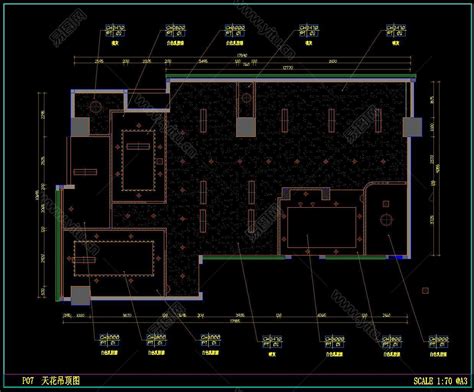 现代家居住宅CAD施工图，CAD建筑图纸免费下载 - 易图网