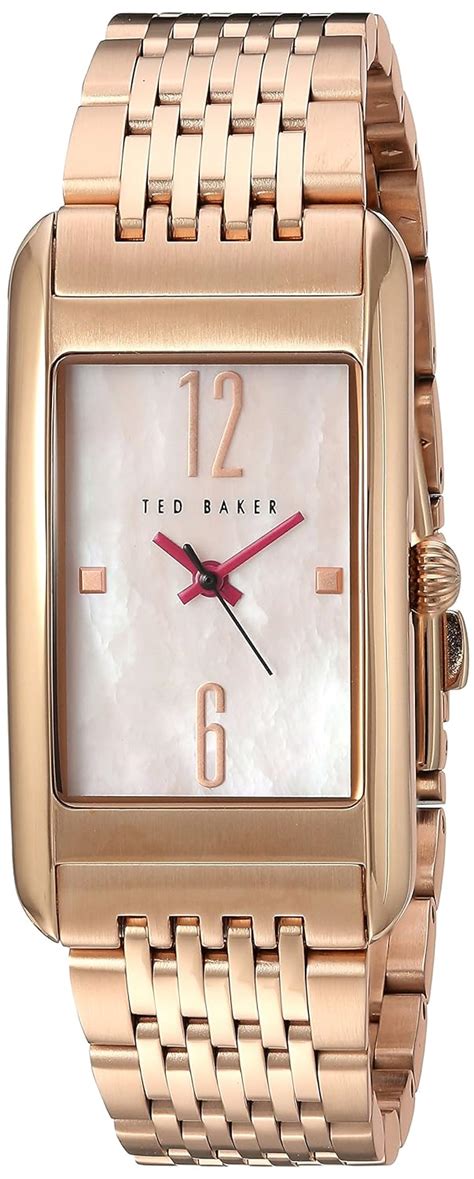 Ted Baker Women's ' Quartz Stainless Steel Dress Watch, Color:Rose Gold ...
