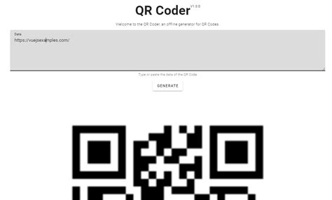 Image result for Vue JS QR Code Generator