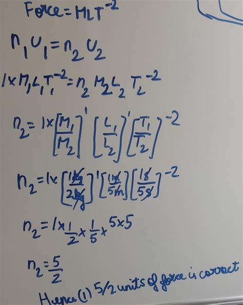 In a given system of units, 1 unit of mass = 2 kg, 1 unit of length = 5 ...