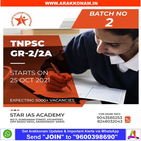 TNPSC Group 2/2A Coaching | Star IAS Academy