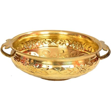 Buy E-HANDICRAFTS Uruli/urli Bowl Hammered Pure Brass Brass urli for ...