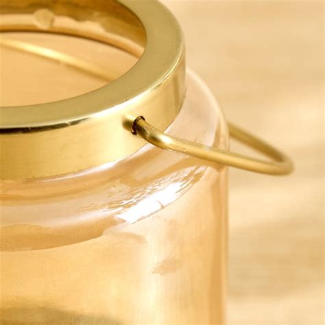 Buy Salsa Apurva Glass and Metal Hanging T-light Holder from Home ...