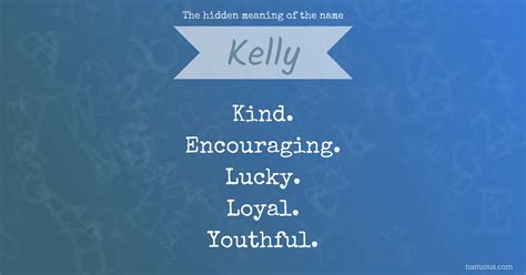 The hidden meaning of the name Kelly | Namious