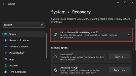 Image result for Windows 11 Recovery Mode