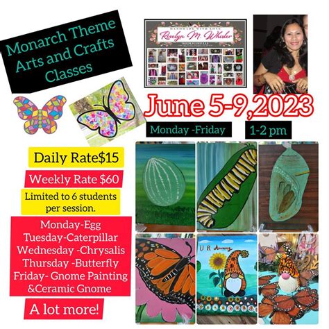 Monarch Theme Arts/Crafts Class , 2119 Douglas Avenue Yankton SD , 5 ...