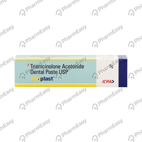 Trioplast 0.1 % Mouth Paste (5): Uses, Side Effects, Price & Dosage ...