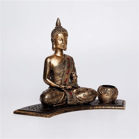 Buy Renaissance Buddha Gift Set Polyresin Set Of 3Pcs from Home Centre ...