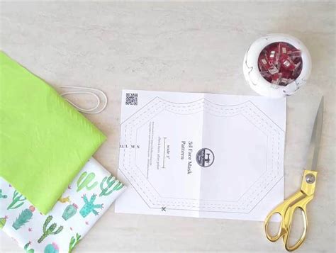 Image result for DIY 3D Mask Pattern